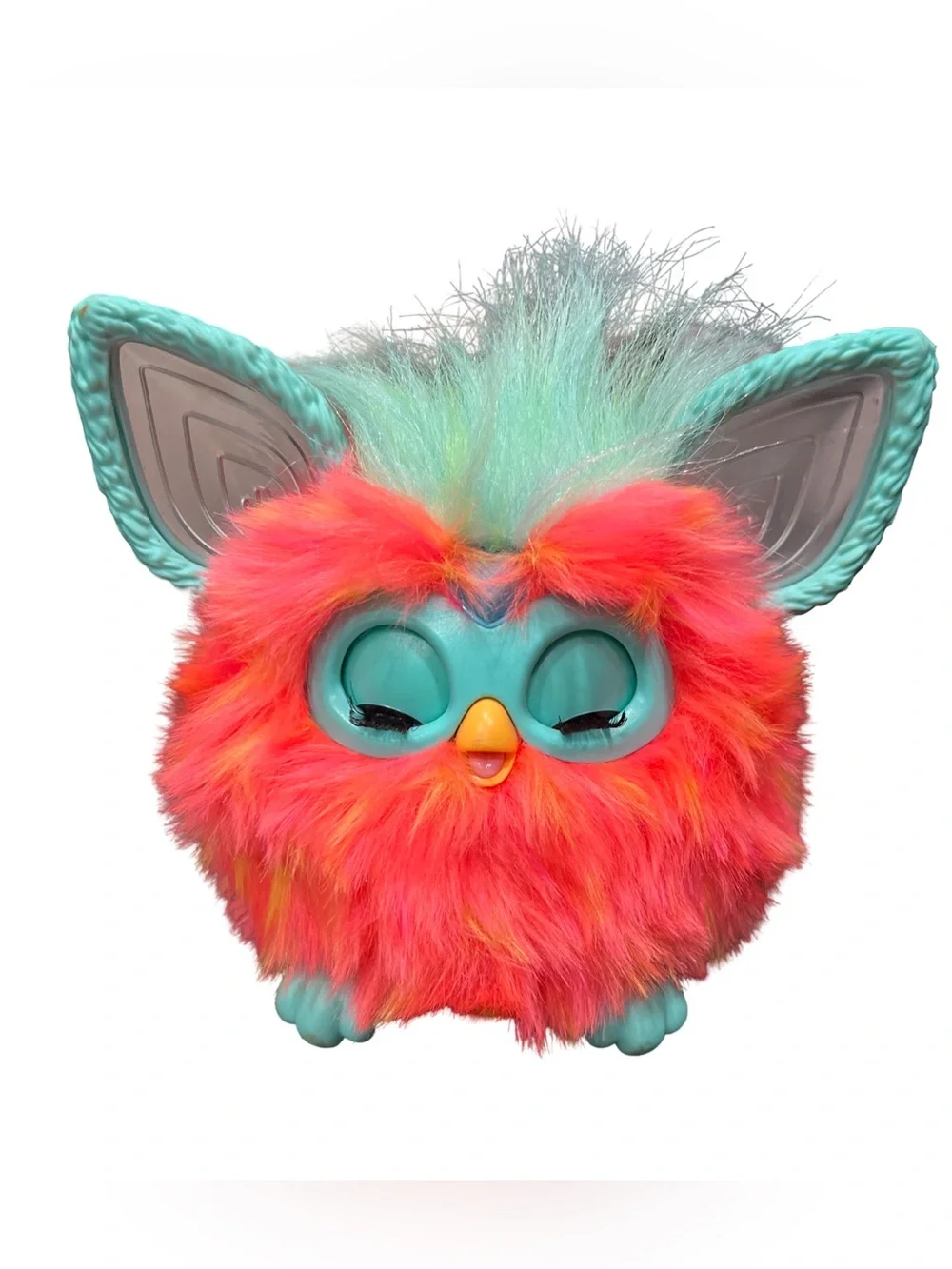 2023 Hasbro Coral Furby Plush Interactive Toy. Tested- works